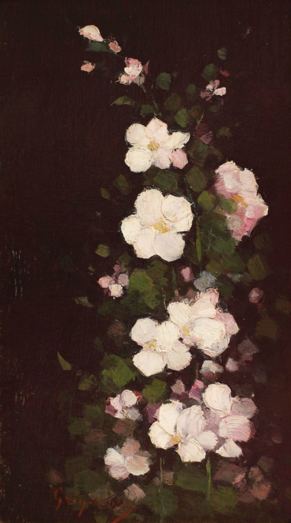 Apple flowers by Nicolae Grigorescu